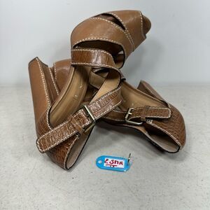 BCBGMAXAZARIA Sandals MA-PAYTON1, Bruana Brown, Size 10